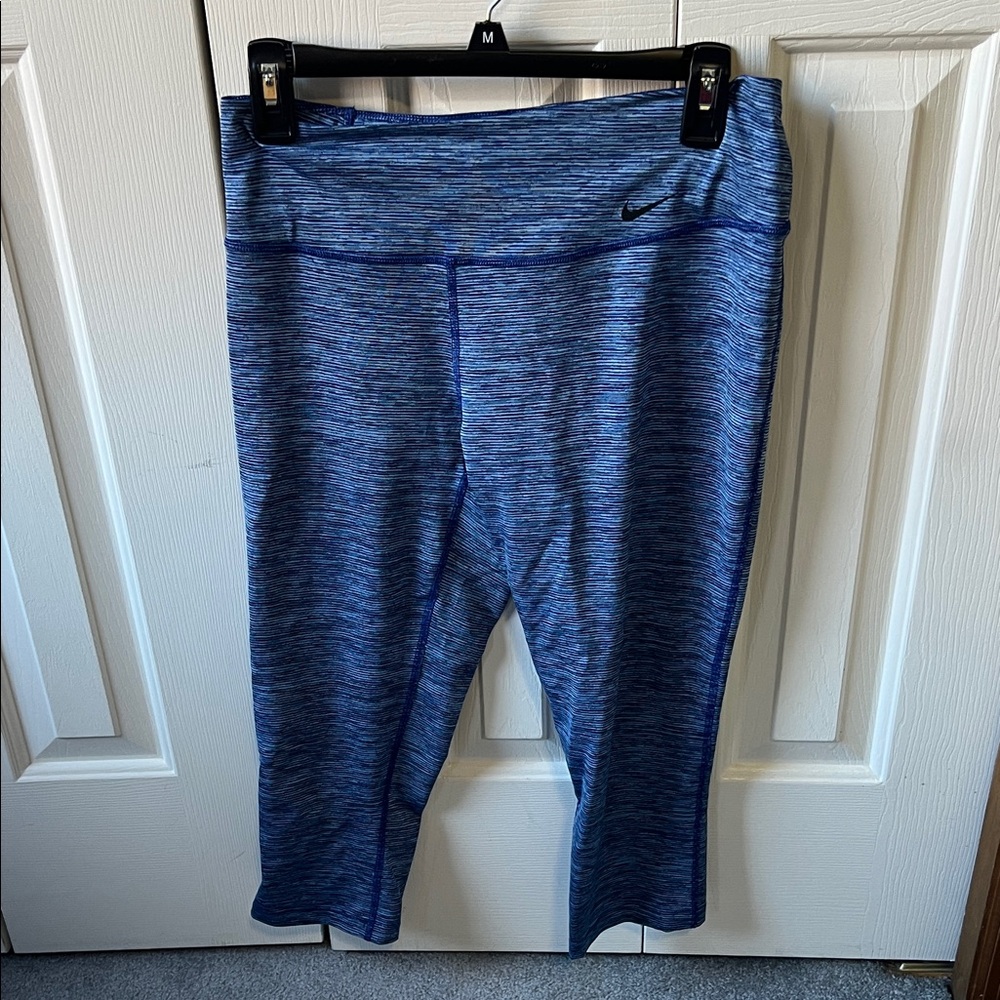 Nike Women's Blue Heather Leggings